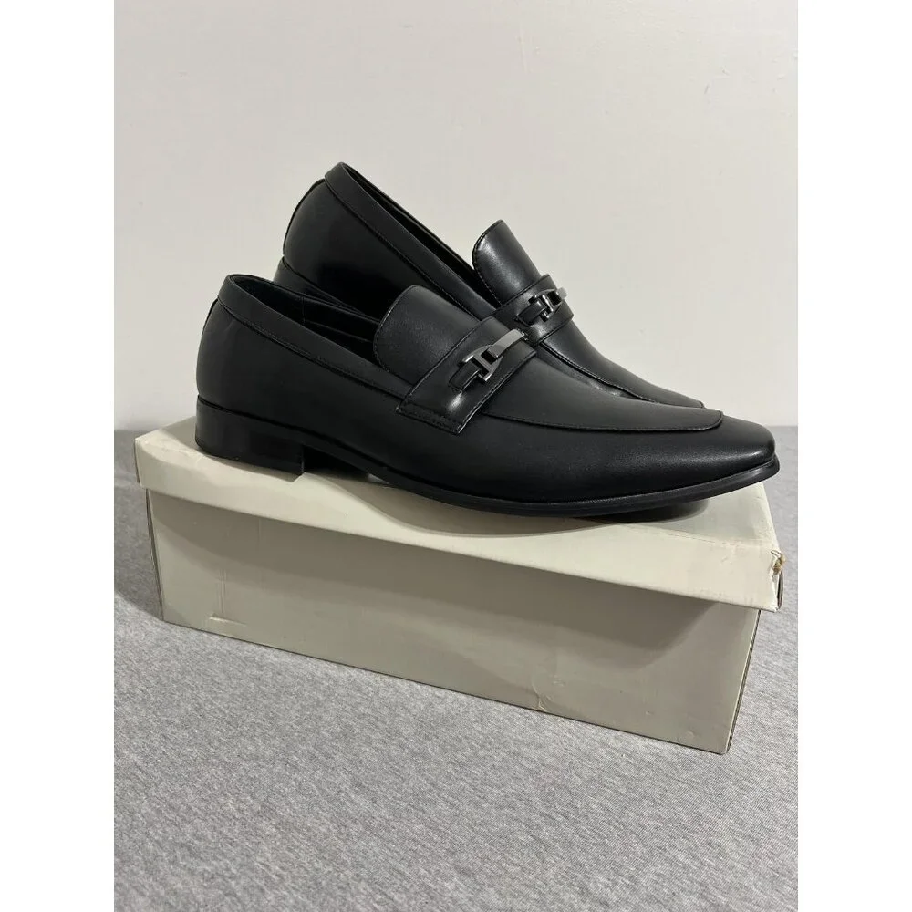 Perry‎ Ellis Shoes Mens Size 13 Black Stewart Ultra Foam Loafers PEAC12054M-1M